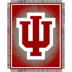 Indiani Hoosiers Triple Woven Jacquard NCAA Throw by Northwest MSRP $40.00