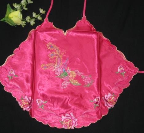 Chinese Embroidery DuDOU Halter Top, Satin feel
