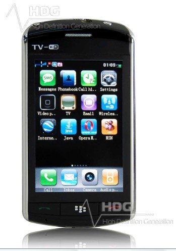 F006 - 3.5" Touch Screen, Wi-Fi, TV, Dual SIM, Quad Band Mobile Phone