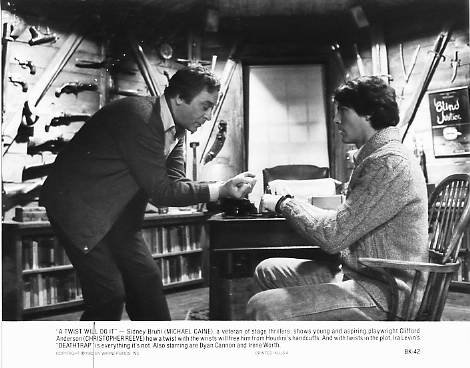 DEATHTRAP Michael Caine, Christopher Reeve 8x10 movie still photo