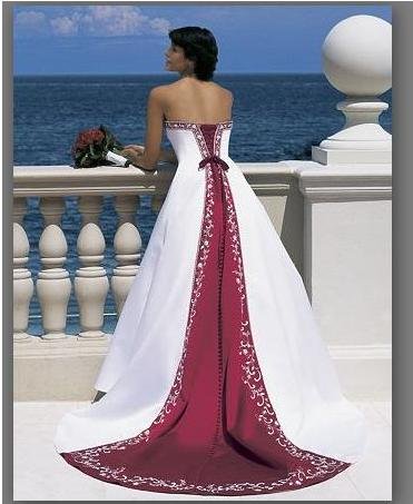 Free Shipping!custom-made wedding dress/evening dress