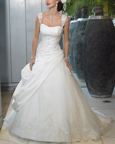Free Shipping!custom-made wedding dress/evening dress