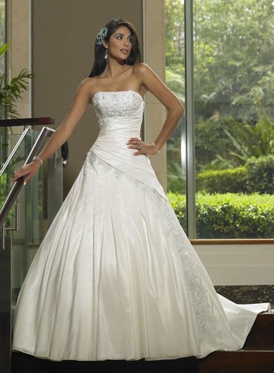 Free Shipping!custom-made wedding dress/evening dress