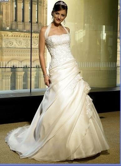 Free Shipping!custom-made wedding dress/evening dress