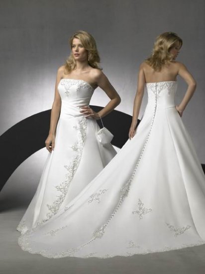Free Shipping!custom-made wedding dress/evening dress