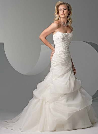 Free Shipping!custom-made wedding dress/evening dress