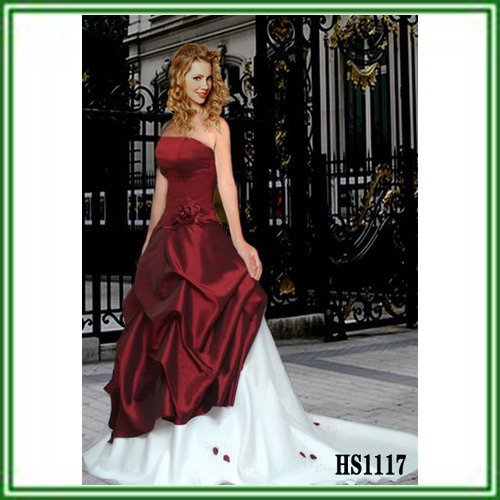 Free Shipping!custom-made wedding dress/evening dress