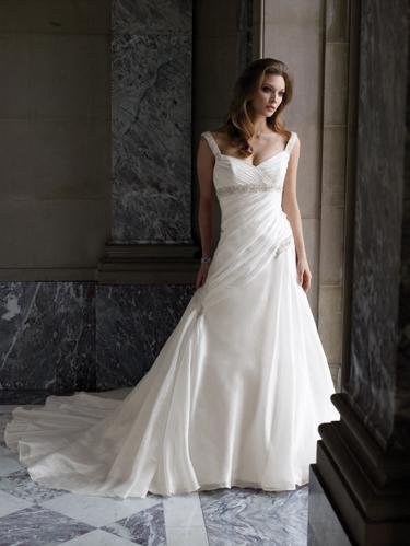 Free Shipping!custom-made wedding dress/evening dress