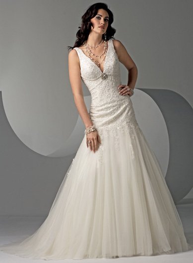 Free Shipping!custom-made wedding dress/evening dress