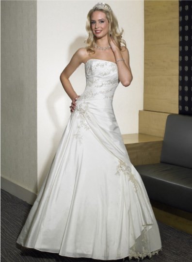 Free Shipping!custom-made wedding dress/evening dress