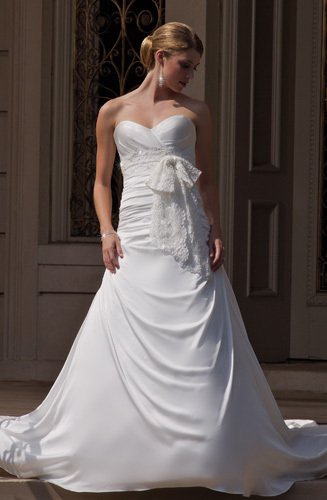 Free Shipping!custom-made wedding dress/evening dress