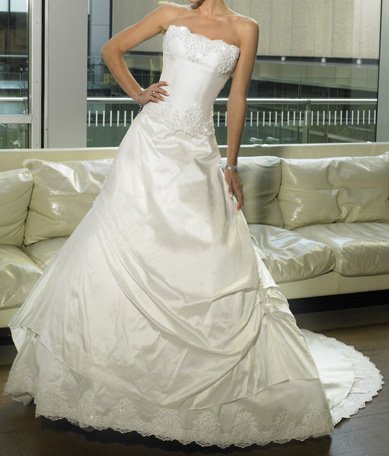 Free Shipping!custom-made wedding dress/evening dress