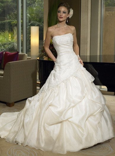 Free Shipping!custom-made wedding dress/evening dress