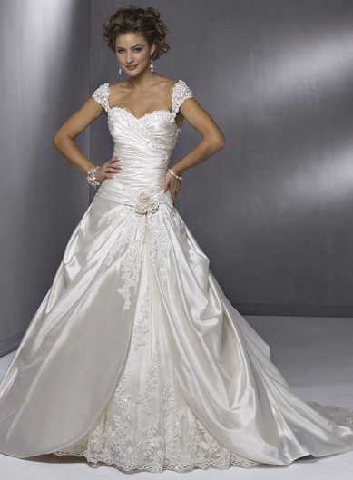Free Shipping!custom-made wedding dress/evening dress