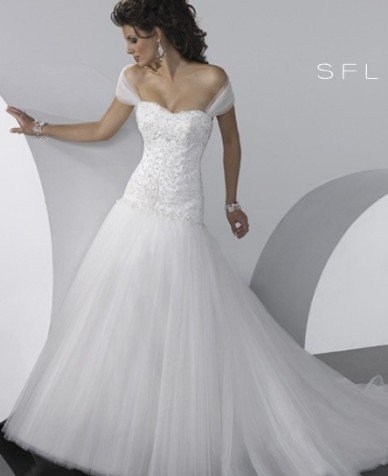 Free Shipping!custom-made wedding dress/evening dress