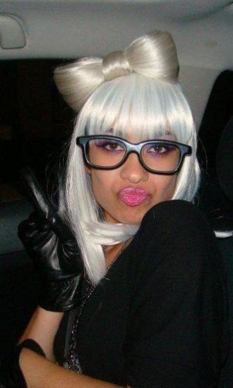 Go Gaga for Lady Like PLATINUM Hair Bow! Premium Kanekalon Wig Fiber!