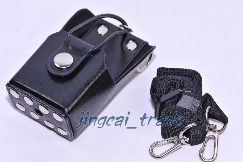 Hard Leather Case For Motorola GP344 GP388 GP328Plus Radio