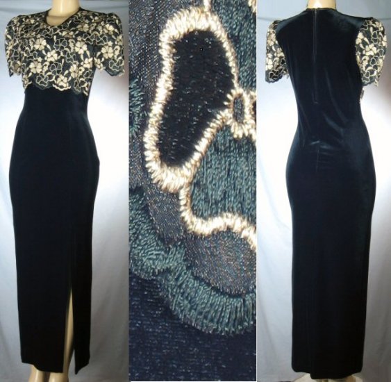 - Junior Green Velvet Dresses with Embroidered Lace Faux Jacket