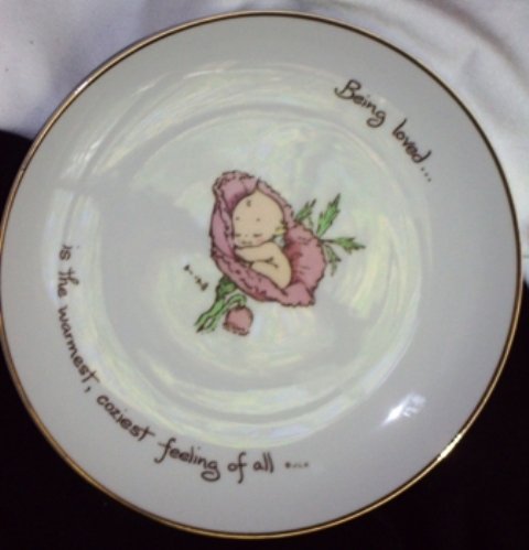 Kewpie Doll Baby Plate Vintage 1973 World Wide Arts Collector’s Edition Rose O’Neil Creation