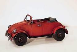 SimpleYears Red VW bug circa 1950's JL137