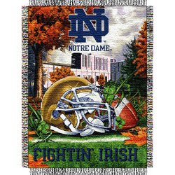 Notre Dame Irish Woven Tapestry NCAA Throw Nor5NDIrish-051HFA