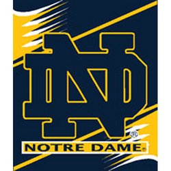 Notre Dame Irish Royal Plush Raschel NCAA Blanket Nor5NDIrish-700Series