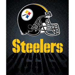 Pittsburgh Steelers Royal Plush Raschel NFL Blanket Nor1Pit-702Lights