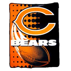 Chicago Bears Royal Plush Raschel NFL Blanket Nor1Chi-800Flash