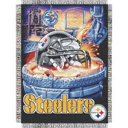 Pittsburgh Steelers Woven Tapestry NFL Throw Nor1Pit-051HFA