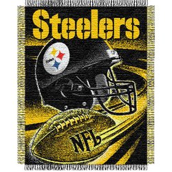 Pittsburgh Steelers Triple Woven Jacquard NFL Throw Nor1Pit-019Series