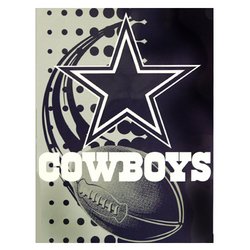 Dallas Cowboys Royal Plush Raschel NFL Blanket Nor1Dal-800Flash