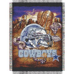 Dallas Cowboys Woven Tapestry NFL Throw Nor1Dal-051HFA