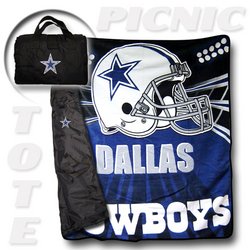 Dallas Cowboys "Tote A Long" NFL Picnic Blanket Nor1Dal-176PicnicTote