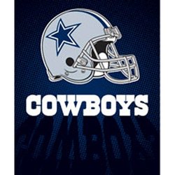 Dallas Cowboys Royal Plush Raschel NFL Blanket Nor1Dal-702Lights
