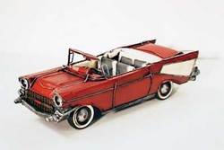 SimpleYears 57 Chevy. Red & white convertible JL264