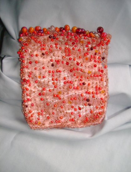 Knitted Copper Wire Cell Phone/ Eye Glass Case