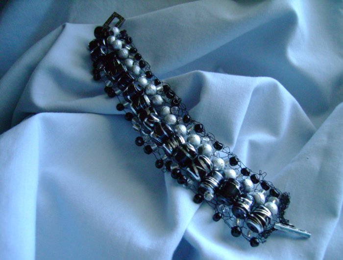 Racy Black Stripes Bracelet