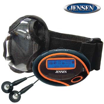 JENSEN® 1GB SPORT DIGITAL AUDIO PLAYER & FM TUNER