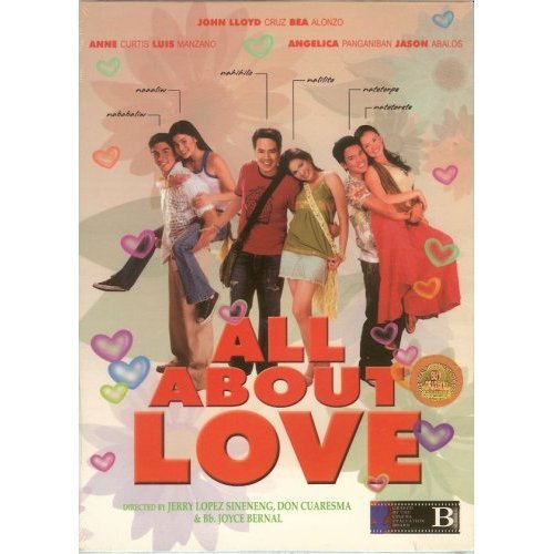 2006 ALL ABOUT LOVE FILIPINO DVD JOHN LLOYD BEA ALONZO