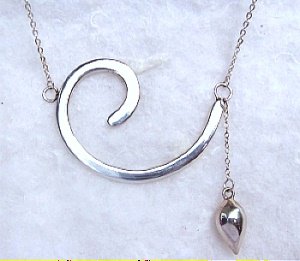 Sterling Silver Modernist Design Necklace