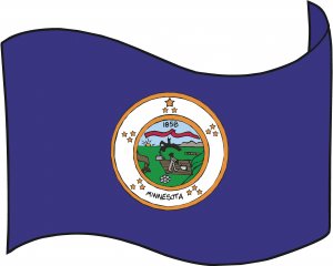 Minnesota State Flag Wall Decal