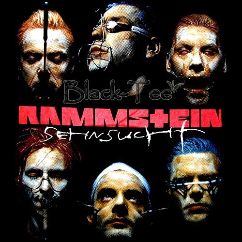 RAMMSTEIN METAL ROCK TEE T SHIRT SEHNSUCHT Size M / E94