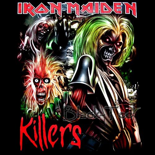 IRON MAIDEN HEAVY METAL TEE T SHIRT KILLERS Size S / F97