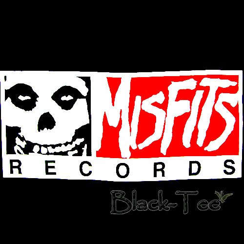 MISFITS RECORDS PUNK T SHIRT HORROR ROCK SIZE L / F43