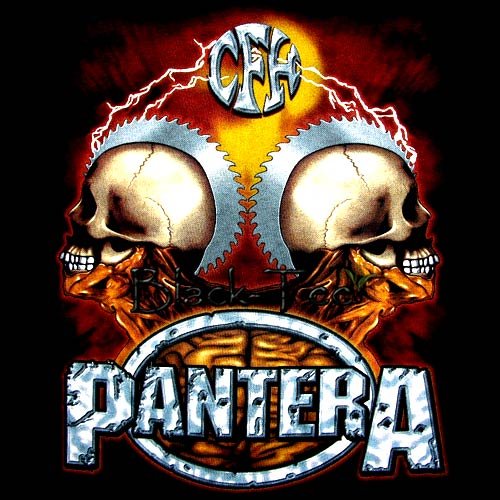 PANTERA BLACK TEE HEAVY METAL T SHIRT SIZE S / D78