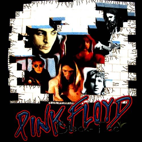PINK FLOYD BLACK TEE T SHIRT ROCK TOP SIZE M / E20