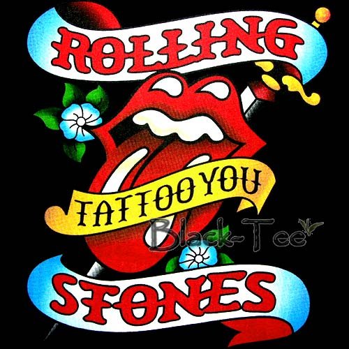 THE ROLLING STONES TEE T SHIRT TATTOO YOU SIZE L / E71
