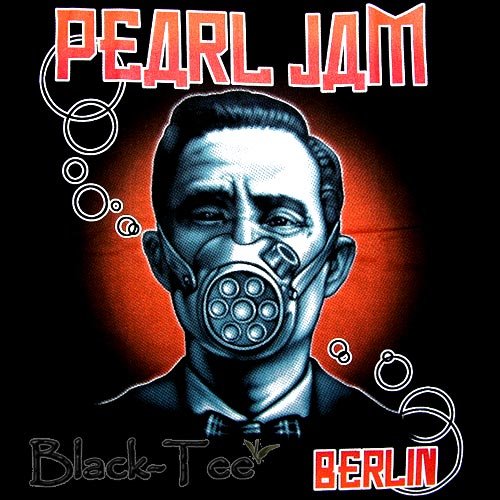 PEARL JAM HARD ROCK TEE T SHIRT BERLIN SIZE L / F08