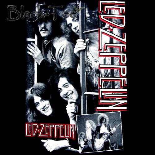 LED ZEPPELIN BLACK HARD ROCK TEE T SHIRT SIZE S / F09