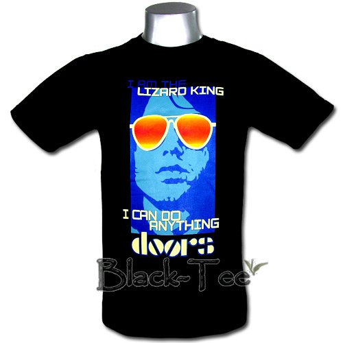 THE DOORS JIM MORRISON T SHIRT LIZARD KING Sz. L / F10